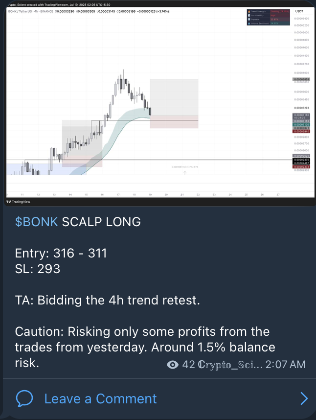 Wrapped up another solid week with high-quality setups and clean execution. Big RRs locked in.

A couple of SLs along the way, but the winners were absolute bangers — $ORDI, #FARTCOIN, $PYTH, $BONK. $PNUT (SL'd)

Journal shared by @crypto_scient <a href="/sunnyxcrypto/">Sunny/crypto</a>