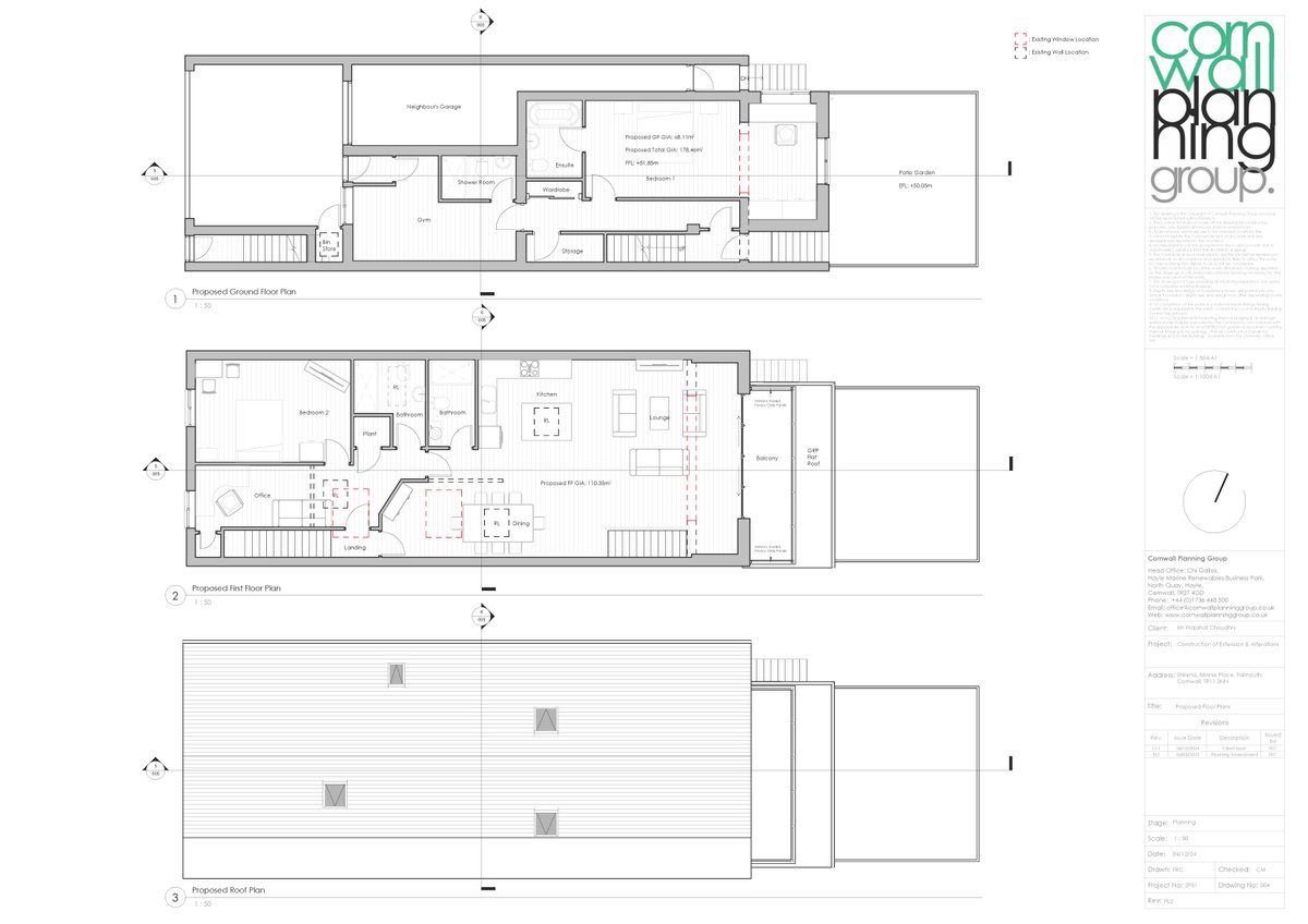 Planning consent granted! Our client’s Falmouth home will feature a new balcony extension for panoramic sea views, enhanced open‑plan living and floor‑to‑ceiling glazing. Excited to see this design come to life! #Architecture #Falmouth #Planning