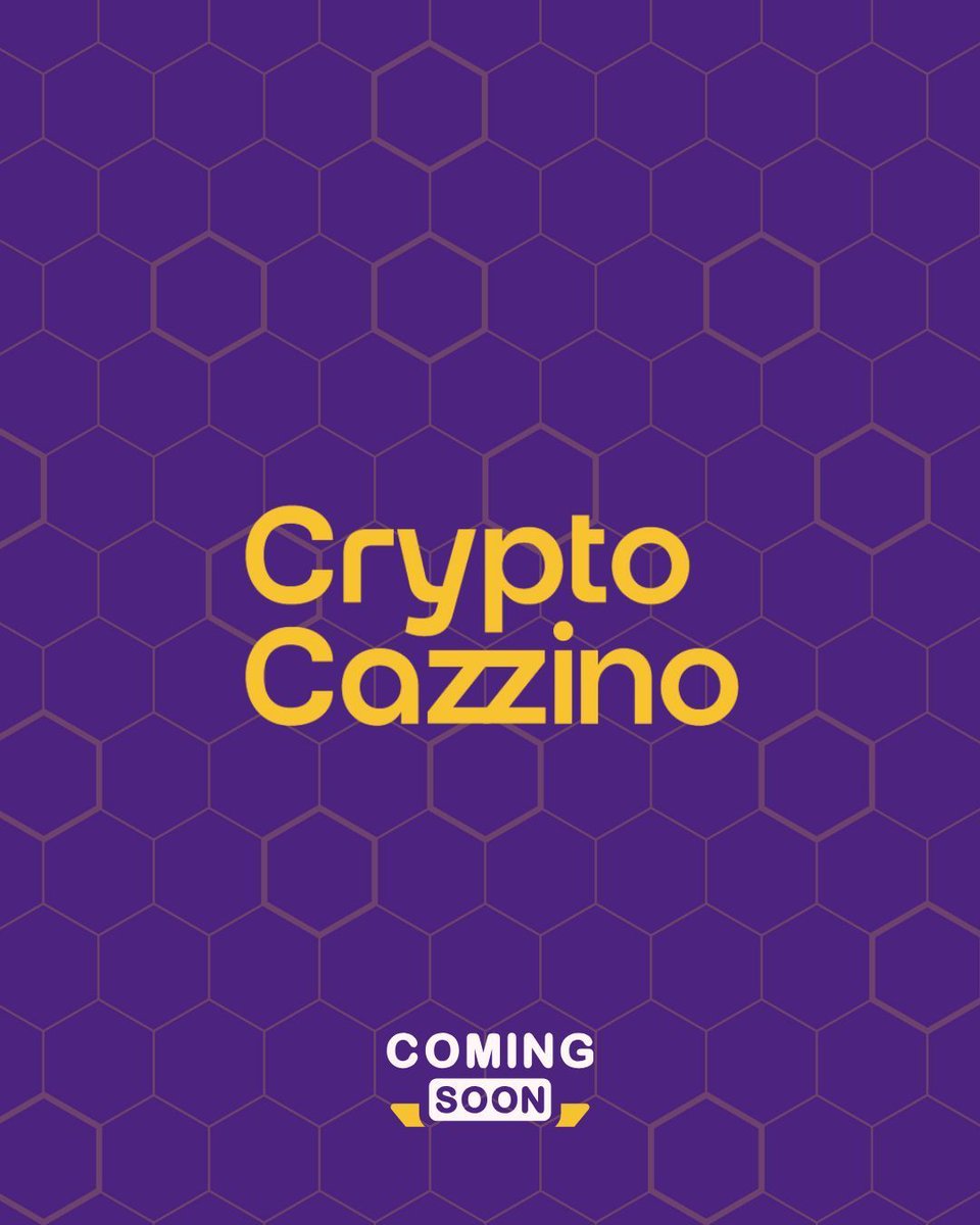 CryptoCazzino's tweet image. The next era of online gambling is coming soon 🎰🚀
Get ready for Crypto Cazzino where every spin, card, and roll runs
on blockchain tech for 100% provably fair play 🔒🪙
#CryptoCazzino #ComingSoon