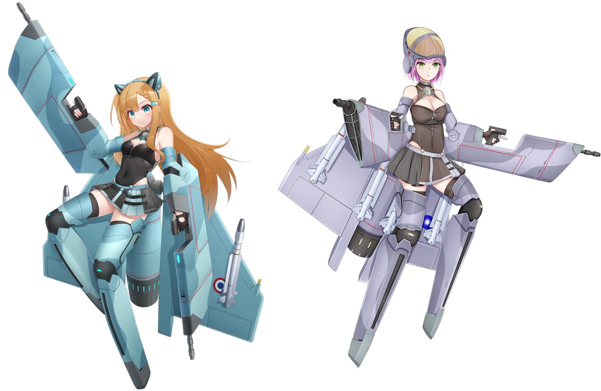 N29FIRUT6hbdRTM's tweet image. #スカイ・ドミニオン
ミラージュ2000-5の2人
張のポーズはアンナと対になる様にオーダーしました。
イラスト
もかろん様(@Mokaron_kun)
じにあす様(@genius_1237to)
アーマーデザイン原案
そると様(@soruto_0W98e)