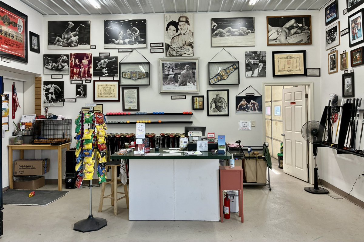 MrEd315's tweet image. What a great visit to The Destroyer Golf Park in Akron NY. Part golf course, part pro wrestling museum.
#CACReunion
#prowrestling
@CACReunion
#TheDestroyer