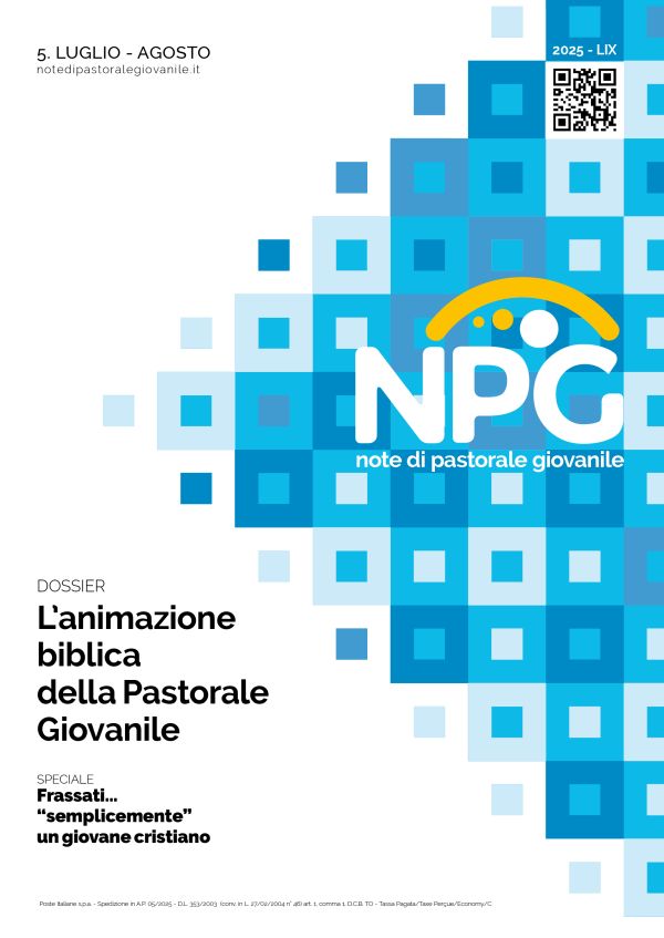 📲Scopri il numero NPG di luglio e agosto!
 📖L'animazione biblica nella pastorale giovanile👩‍🦰🧑‍🦰
notedipastoralegiovanile.it/npg-annata-202…