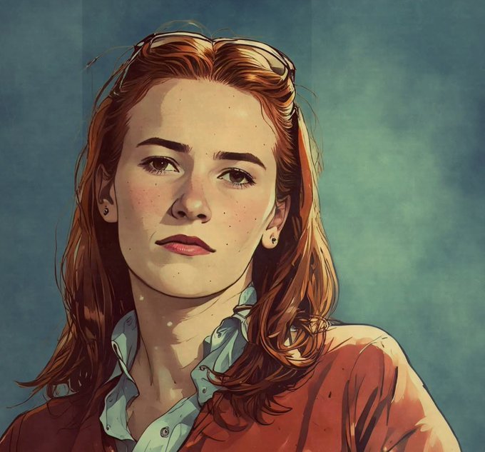 If you know who she is I want to follow you.