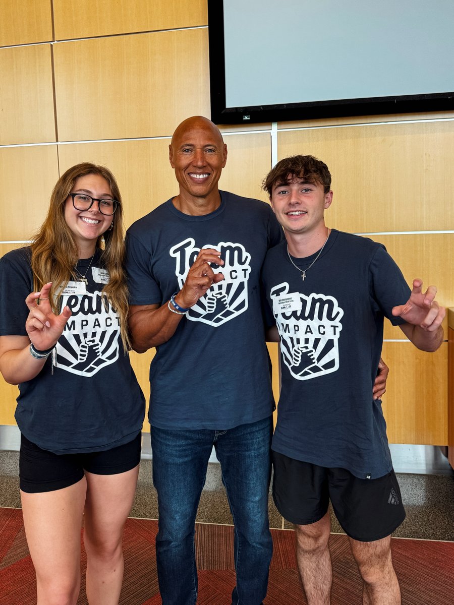 MeanGreenSports's tweet image. Big shoutout to Sadie Goldin and Matthew Montgomery for representing UNT at the @GoTeamIMPACT Fellowship Summit! Proud to see you making a difference through this incredible program.
#TeamIMPACT x #GMG