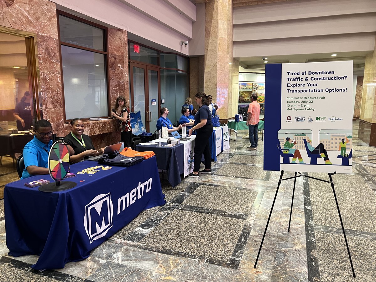 Metro (@stlmetro) on Twitter photo We're getting started at One Metropolitan Square. If you are looking for a better way to travel to downtown, come by between 10-2 to get the info you need from: @stlmetro, <a href="/CMT_STL/">CMT St. Louis</a> <a href="/RideFinders/">RideFinders</a> , <a href="/SCCTransit/">St. Clair County Transit District</a> & Madison County Transit. We're getting started at One Metropolitan Square. If you are looking for a better way to travel to downtown, come by between 10-2 to get the info you need from: @stlmetro, <a href="/CMT_STL/">CMT St. Louis</a> <a href="/RideFinders/">RideFinders</a> , <a href="/SCCTransit/">St. Clair County Transit District</a> & Madison County Transit.