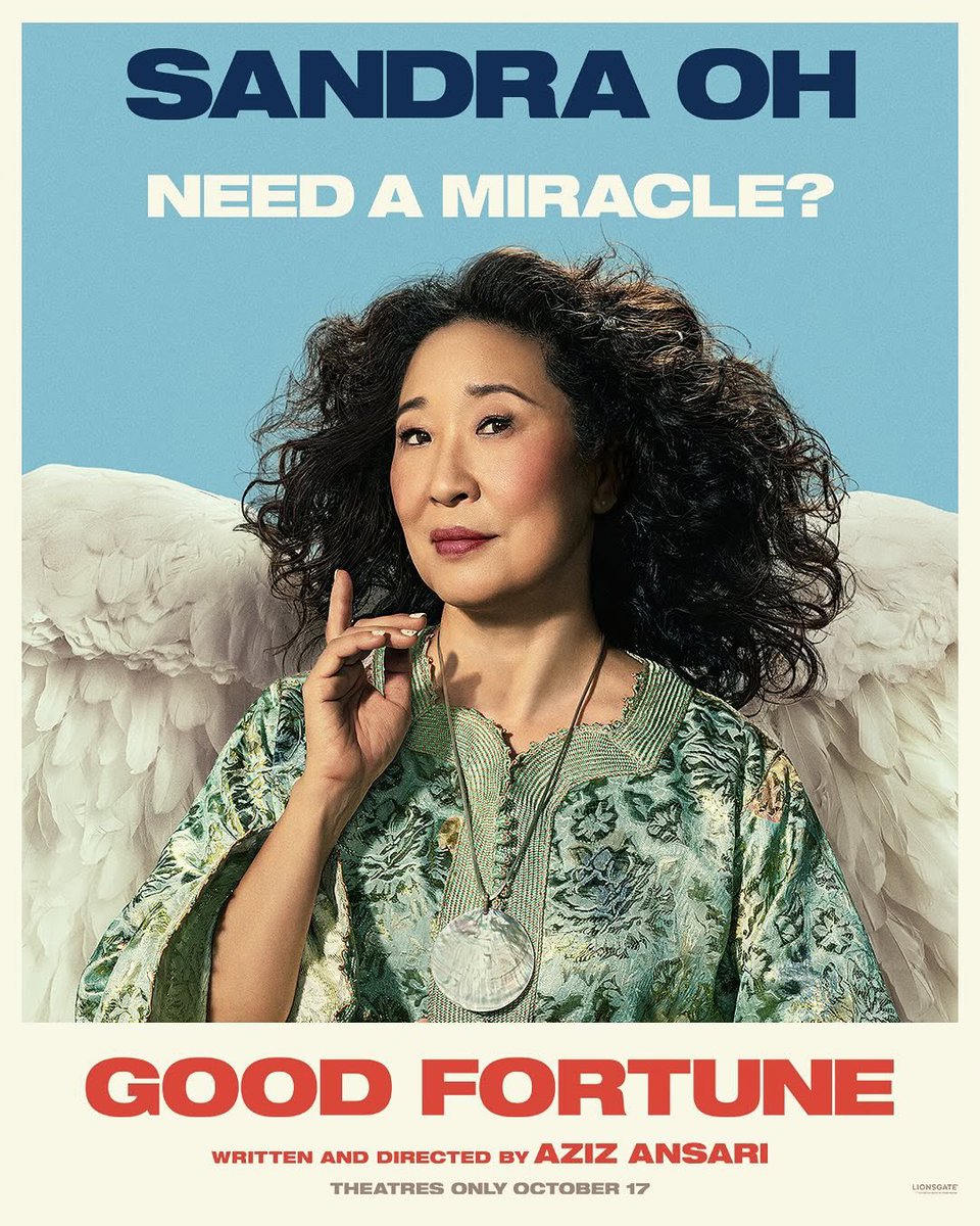 Cinemark's tweet image. NEW character posters for #GoodFortune
In theatres October 17