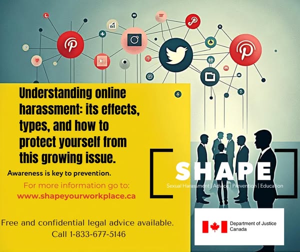 LegalNiagara's tweet image. Stopping #OnLineHarassment requires collective effort. Be watchful for vulnerable staff &amp;amp; colleagues. #Awareness is KEY to #prevention.
#SHAPEYourWorkplace #SHIWproject #DOJ