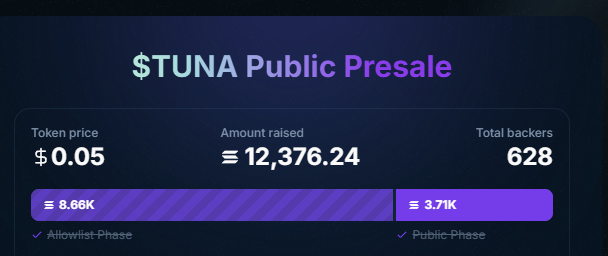 sebbspw's tweet image. Sold out! @DeFiTuna 🔥🔥

$TUNA