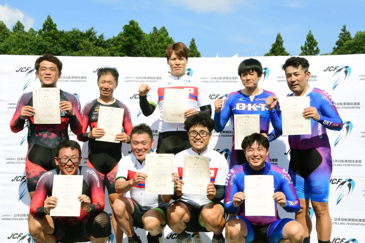 2025全日本自転車競技選手権トラックレース　マスターズ
男子チームスプリントB
1位 CAMEL Men's Gear（阿部宏之・竹内智彦・五日市誠）　1:04.761
2位 Colorful Style racing team（白井一機 ・鈴木伸之・森田英児）　1:06.796
3位 OKT Racing（奥津憲・林竜広・河上陽一）　1:09.114