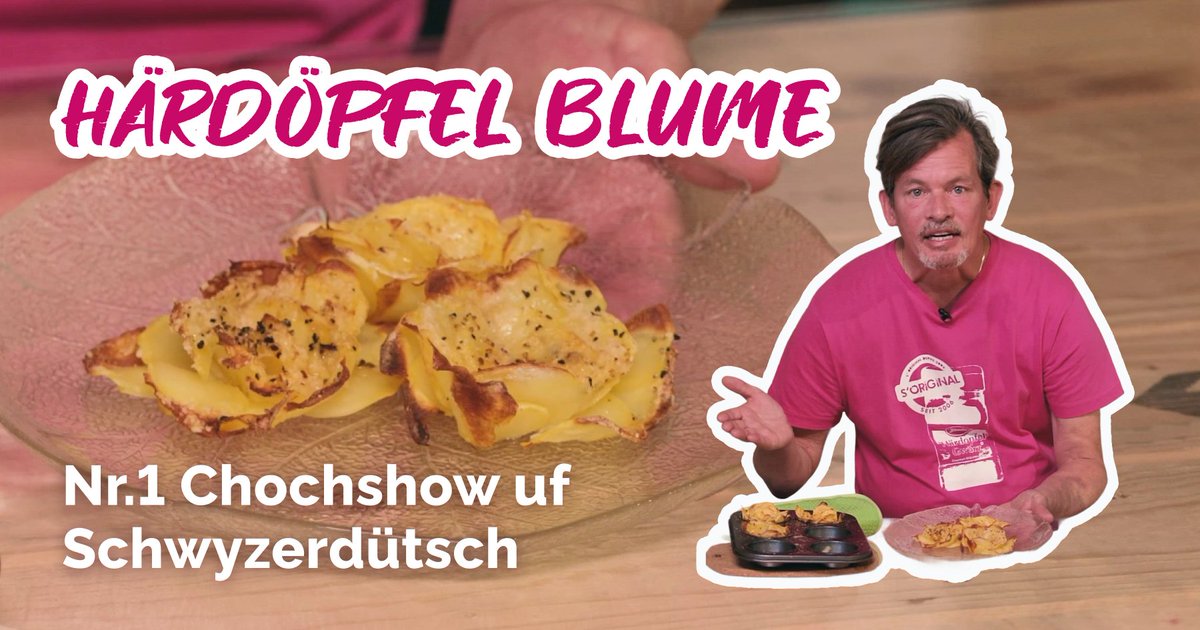 stedy's tweet photo. Knusprig, würzig und so eifach – mit dä Härdöpfelblume hasch dä perfekte Snack! 🥔✨ 

Alles, was du bruuchsch: Härdöpfel, Parmesan, Öl und üses Stedy HärdöpfelGwürz.

Das het jede zu Hause – und dä Gschmack? Eifach unwiderstehlich! 😍

➡️ https://t.co/mlP0pWnCgV

 Link zum Original Stedy Online-Shop mit allen feinen Produkten: https://t.co/3UxBfDKJcm...?utm_source=twitter&utm_medium=social&utm_content=ap_ys6wi2davg

➡️ Link für KMU Mitarbeitergeschenke: https://t.co/3UxBfDKJcm...?utm_source=twitter&utm_medium=social&utm_content=ap_ys6wi2davg

#stedykochshow #stedyrezept #stedygwürz #härdöpfel #häppli #apero #canapes #härdöpfelblume