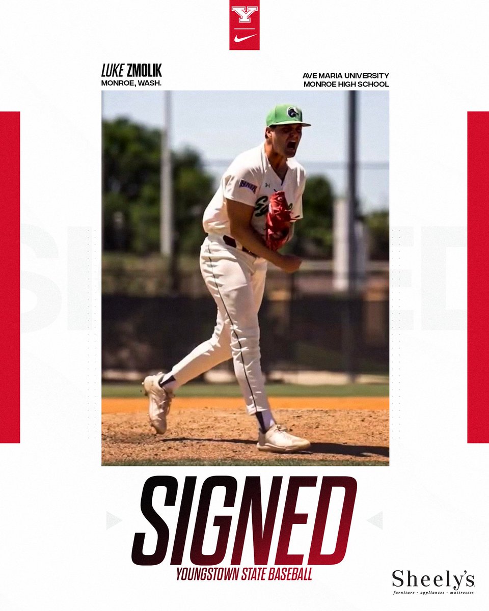 YSU Baseball ๐ง (@ysubaseball) on Twitter photo We're excited to welcome right-hander ๐๐ฎ๐ค๐ ๐๐ฆ๐จ๐ฅ๐ข๐ค to the YSU Baseball family โผ๏ธ๐งโพ๏ธ
The Monroe, Wash., native made 28 appearances on the mound over two seasons at Ave Maria University after spending two years at Butler University.
#GoGuins | <a href="/LukeZmolik/">Luke Zmolik</a> We're excited to welcome right-hander ๐๐ฎ๐ค๐ ๐๐ฆ๐จ๐ฅ๐ข๐ค to the YSU Baseball family โผ๏ธ๐งโพ๏ธ
The Monroe, Wash., native made 28 appearances on the mound over two seasons at Ave Maria University after spending two years at Butler University.
#GoGuins | <a href="/LukeZmolik/">Luke Zmolik</a>