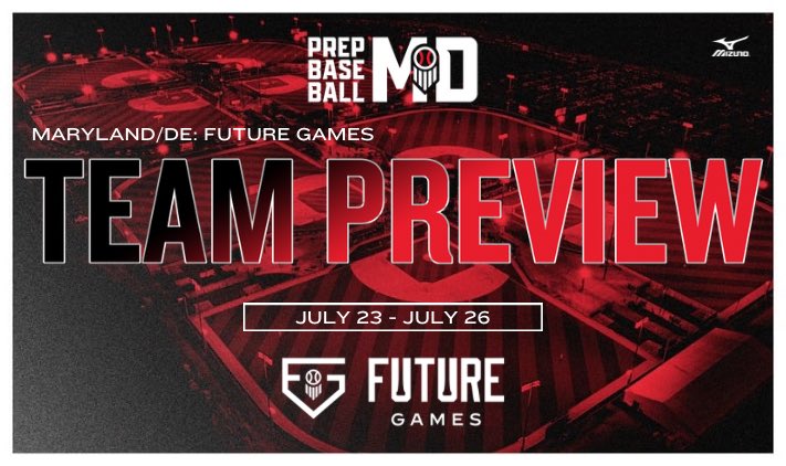 ⭐️ 𝗙𝘂𝘁𝘂𝗿𝗲 𝗚𝗮𝗺𝗲𝘀 𝗣𝗿𝗲𝘃𝗶𝗲𝘄: 𝗧𝗲𝗮𝗺 𝗠𝗮𝗿𝘆𝗹𝗮𝗻𝗱 ⭐️

💥 Roster Release &amp; Team Preview

<a href="/JNaill8/">Jamie Naill Jr</a> and <a href="/LedgerPBR/">Cole Ledger</a> sit down and preview each player representing #TeamMaryland at the 2025 Future Games.

#PBFG25 Write-Ups
→ loom.ly/6B1wEps

#BeSeen
