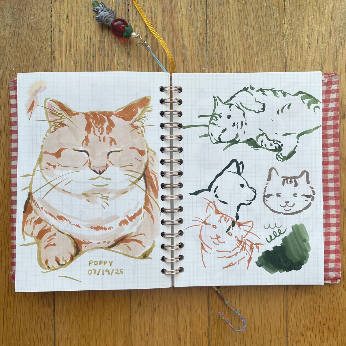 some kitties from my sketchbook ✍️
