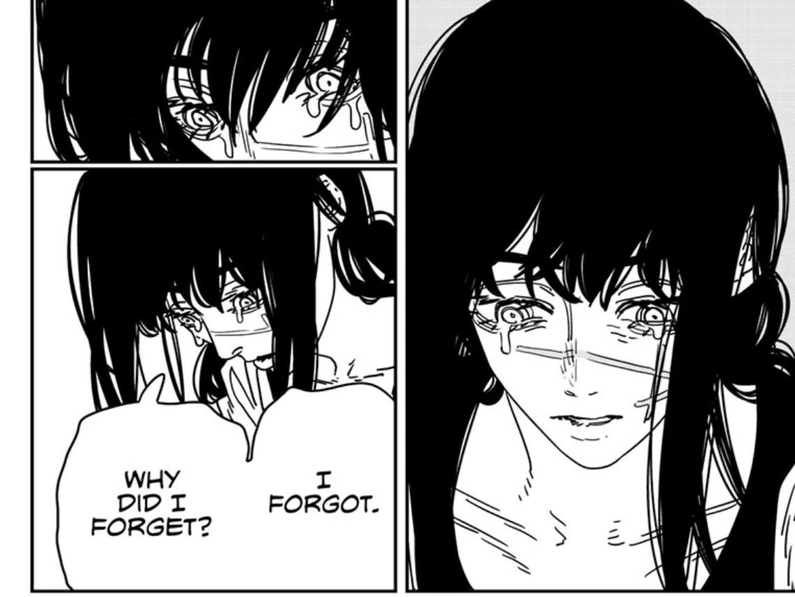 ParryingLogic's tweet image. #csm209 I really like that she started crying. We already know that the weapons are her children, so her crying here is kind of like a mother remembering her lost child