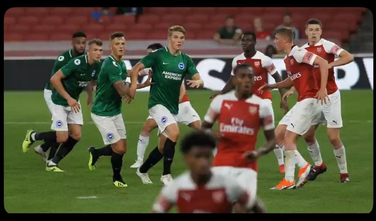 TheAFCPodcast's tweet image. Someone tweeted a photo of Gorky & Benny Blanco playing for Brighton Reserves v Arsenal
Here is the line us for that game