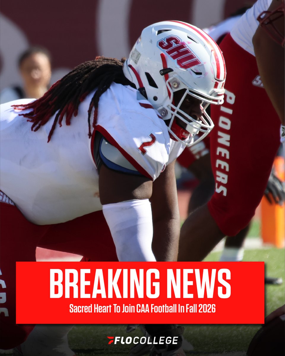 FloCollege | Football (@flocollegefb) on Twitter photo CAA Football announced Sacred Heart University as the newest conference member, starting in July 2026.
#CAAFB | <a href="/CAAFootball/">CAA Football</a> | <a href="/SHU__Football/">Sacred Heart Football</a> CAA Football announced Sacred Heart University as the newest conference member, starting in July 2026.
#CAAFB | <a href="/CAAFootball/">CAA Football</a> | <a href="/SHU__Football/">Sacred Heart Football</a>