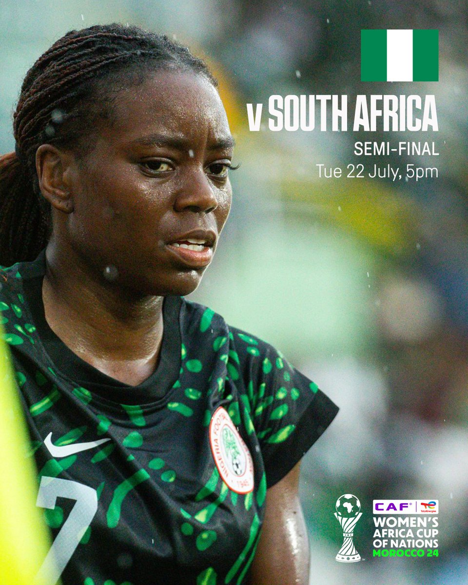 EvertonWomen's tweet image. 🇳🇬 Good luck to Toni Payne and the @NGSuper_Falcons in their #WAFCON2025 semi-final, this afternoon!
✊ Come on, Naija!
