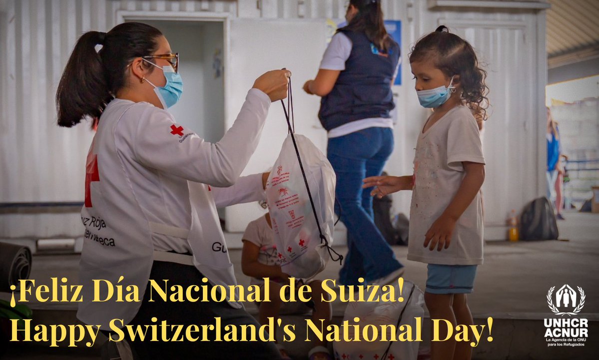 ACNUR Guatemala (@acnurguate) on Twitter photo ¡Feliz día nacional de Suiza!
Reconocemos y valoramos el firme compromiso de Suiza con la protección internacional y la defensa de los derechos de las personas.
<a href="/SwissMFA/">Swiss MFA</a> <a href="/EDA_DFAE/">EDA - DFAE</a> <a href="/UNHCRgov/">UNHCR Government Partners</a> ¡Feliz día nacional de Suiza!
Reconocemos y valoramos el firme compromiso de Suiza con la protección internacional y la defensa de los derechos de las personas.
<a href="/SwissMFA/">Swiss MFA</a> <a href="/EDA_DFAE/">EDA - DFAE</a> <a href="/UNHCRgov/">UNHCR Government Partners</a>
