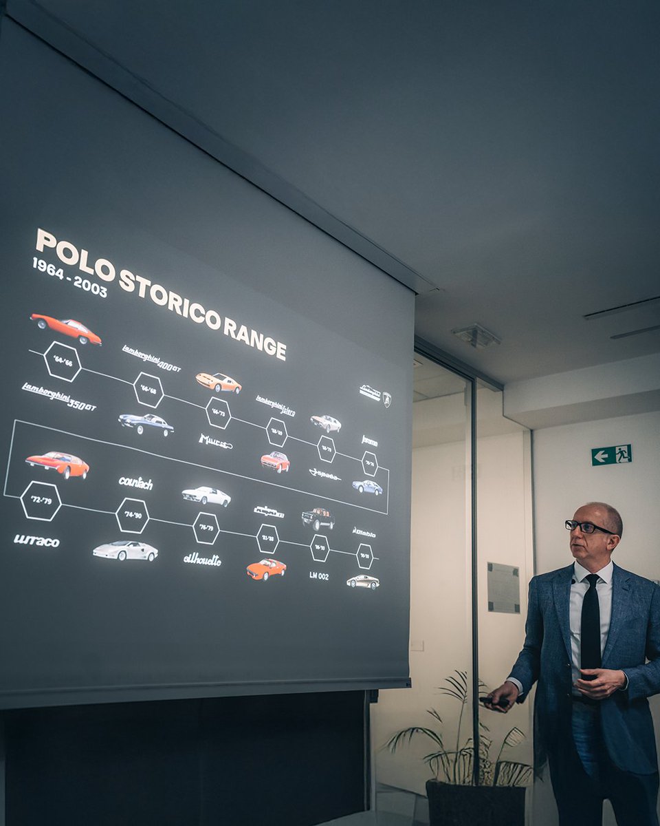 Lamborghini's tweet image. For its 10th anniversary, Lamborghini Polo Storico invited a few lucky guests to live a day in the shoes of its expert technicians. From working on a Countach to studying a Diablo’s history, selected enthusiasts experienced the art of restoration alongside the experts who live it…