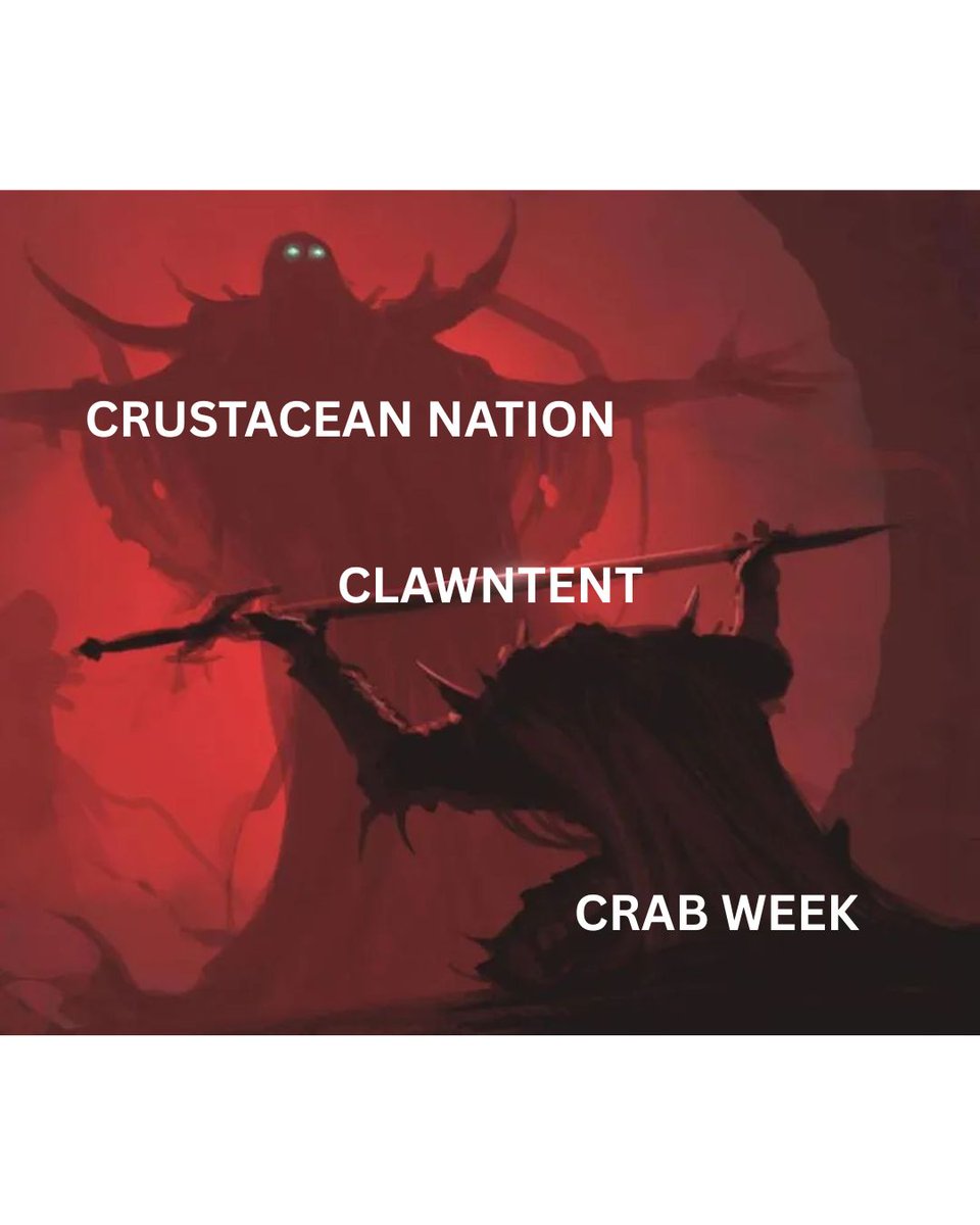 HudsonRiverPark's tweet image. It is time, it is here,
This week’s purpose is all too clear
To shell-ebrate the carcinized,
Those creatures who move from side to side,
Their noble cause
To pinch with claws.
It’s our favorite marine endeavor:
Crab Week is back, Crab Week forever!