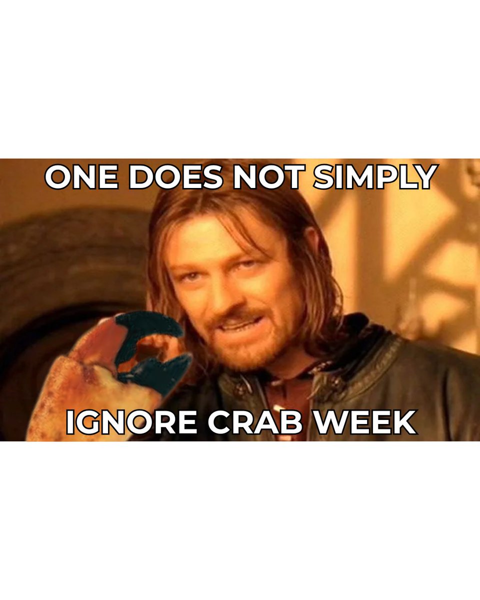 HudsonRiverPark's tweet image. It is time, it is here,
This week’s purpose is all too clear
To shell-ebrate the carcinized,
Those creatures who move from side to side,
Their noble cause
To pinch with claws.
It’s our favorite marine endeavor:
Crab Week is back, Crab Week forever!