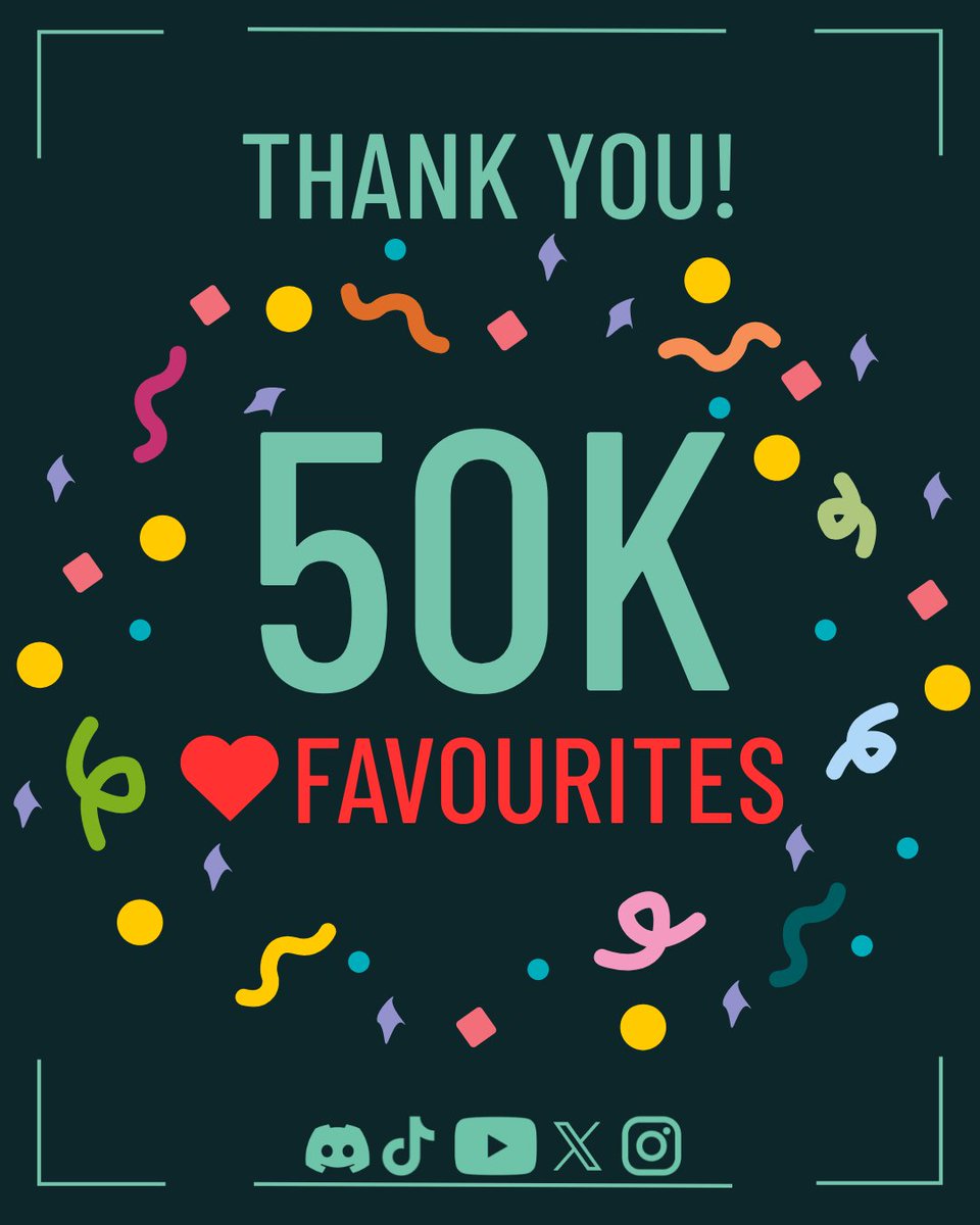 temstudios24's tweet image. 50,000 favourites?! 

We couldn’t have done it without you. Thank you for playing, supporting, and believing in us! ❤️