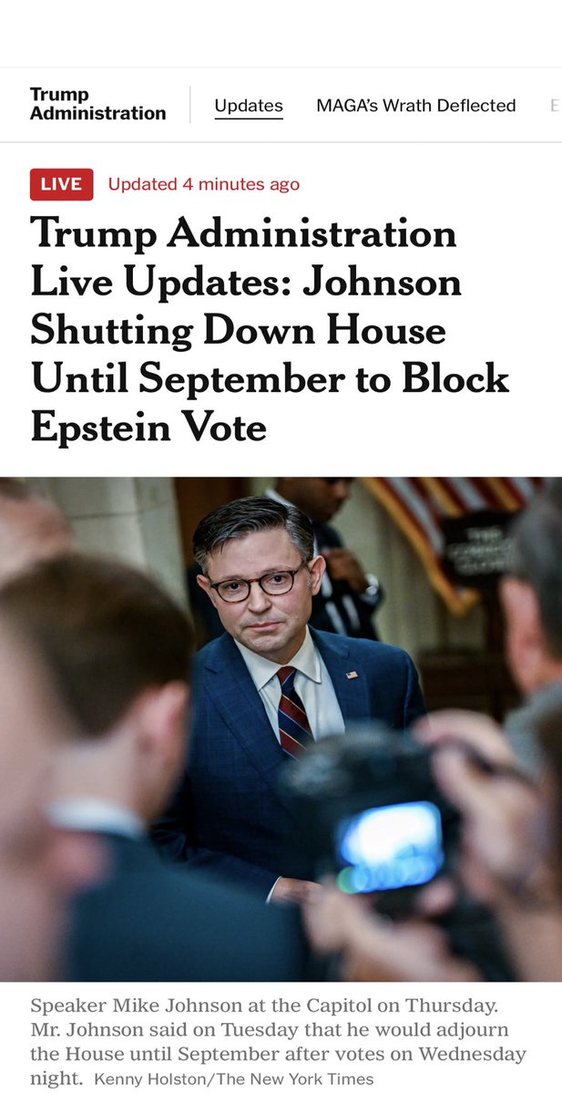 Halcyon270's tweet image. It’s the only Christian thing to do.
nytimes.com/live/2025/07/2… via @NYTimes