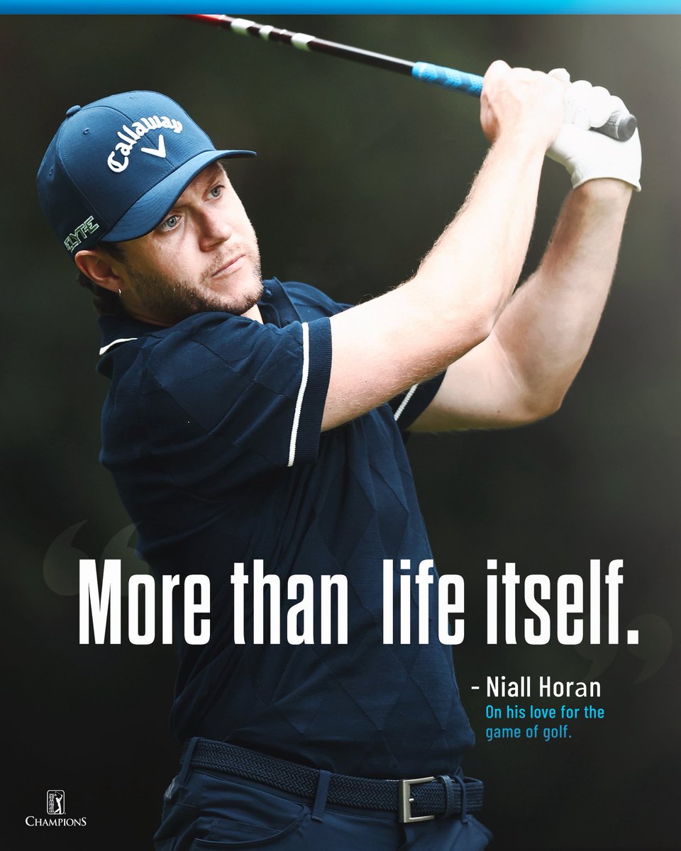 ChampionsTour's tweet image. Golf is more than just a game for @NiallOfficial ❤️