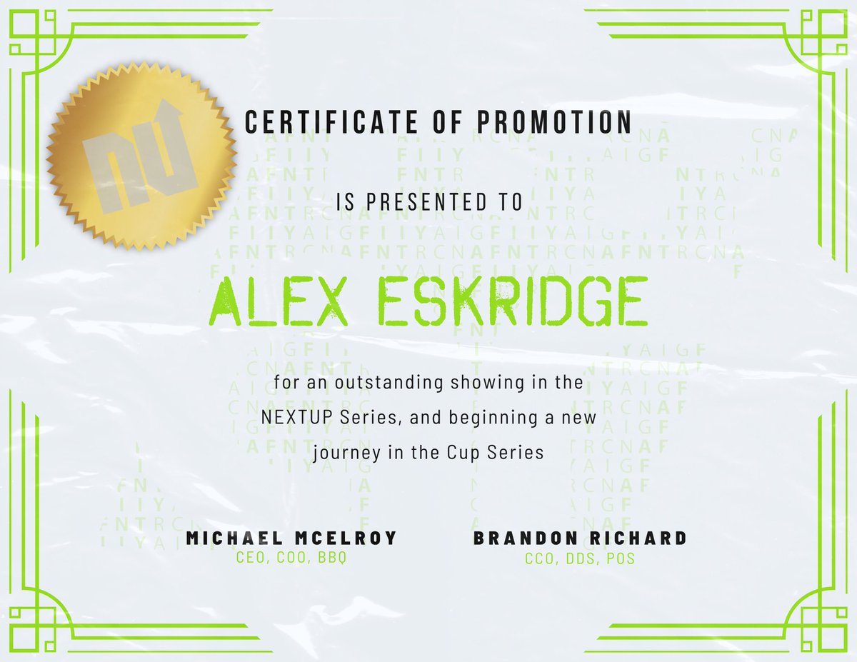 CUP SERIES PROMOTIONS

pt1