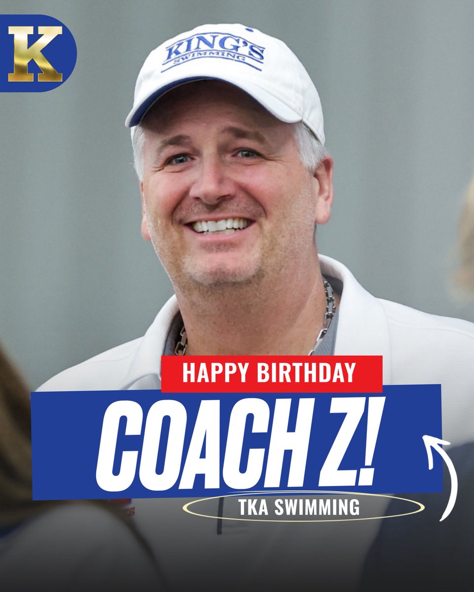 TKALions's tweet image. Happy birthday Coach Zuchowski! Thank you for everything you do for our swimming program! 🎉🎂

@TKAWPB