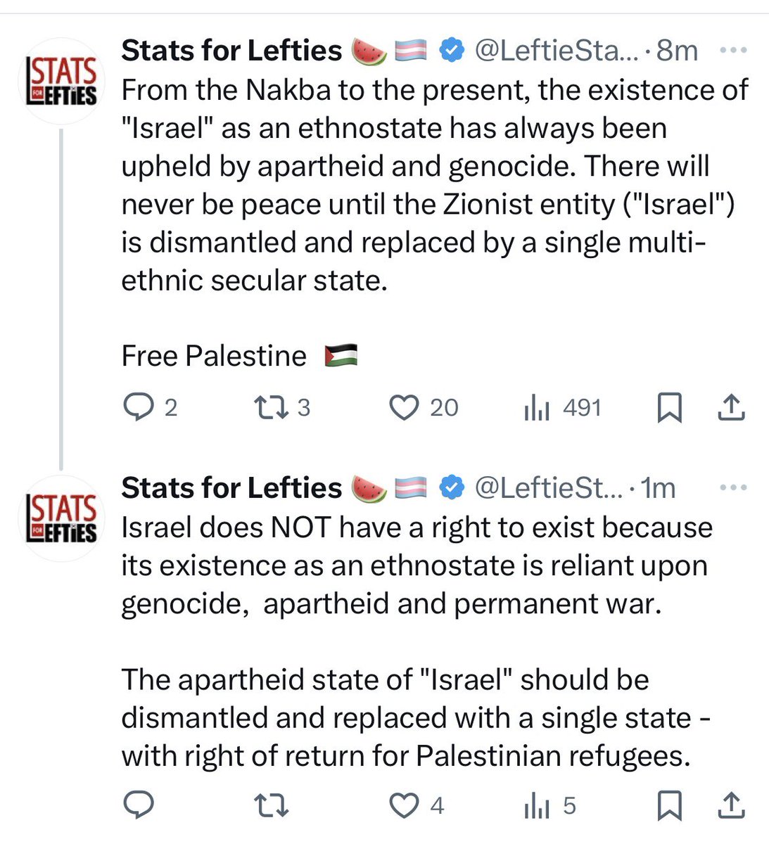 JoosyJew's tweet image. No offence dude (or dudette?), but you’re a visual and verbal parody of every knobhead “Free Palestine” cosplaying numpty rolled into a single human being.
You look like bad AI.