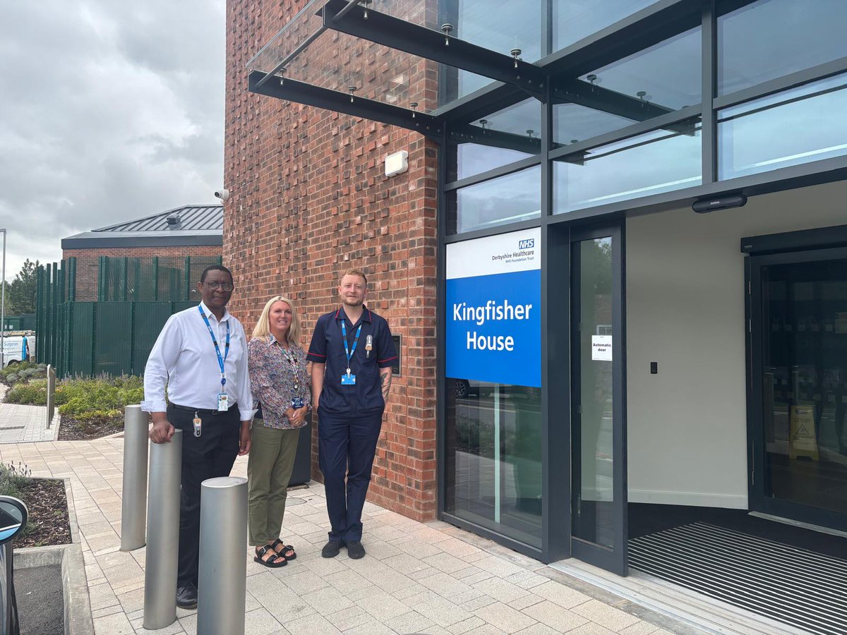 derbyshcft's tweet image. Huge news! Derbyshire’s first ever Psychiatric Intensive Care Unit is open!
Prior to the opening of Kingfisher House today, Derbyshire did not have a PICU, and people had to travel outside of the county to access a bed.
Find out more - bit.ly/4l7Rkob