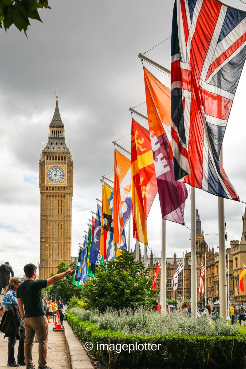 imageplotter's tweet image. And a few shots of the flags of the 50 historic counties raised and at Parliament Square ahead of Historic County Flags Day tomorrow (23rd July). Pics at @Alamy_Editorial