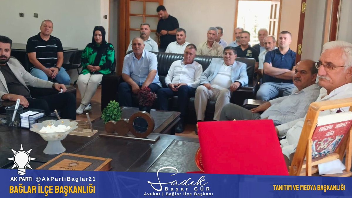 📍 Ak Parti Bağlar İlçe Başkanlığı

AK Parti Bağlar İlçe Başkanlığı olarak haftalık olağan toplantımızı, İl Başkanımız Sayın Ömer İler’in başkanlığında gerçekleştirdik.

Toplantımıza İl Teşkilatımızın yanı sıra Kadın Kolları ve Gençlik Kolları Başkanlarımız da katılım sağladı.