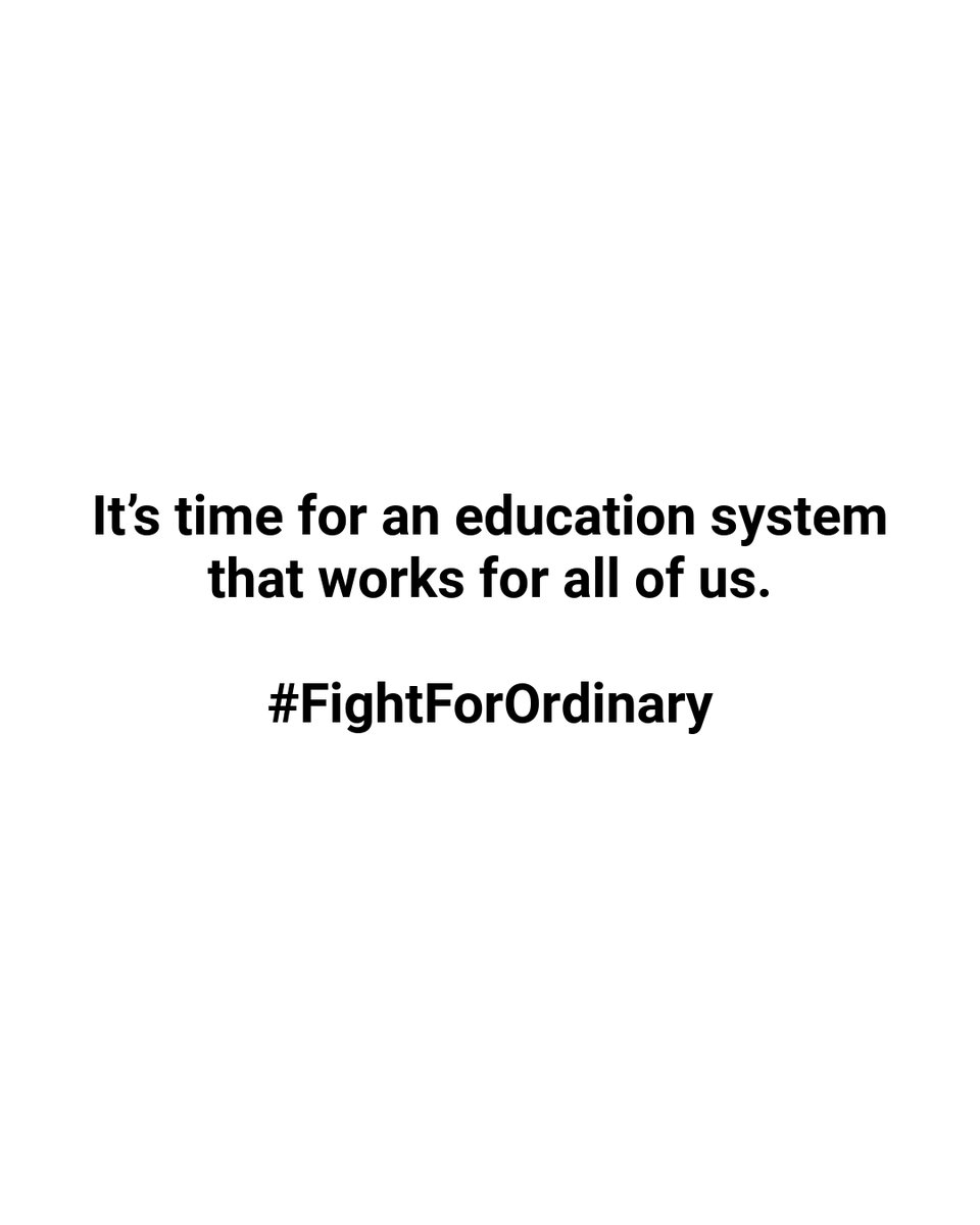 DCPcampaign's tweet image. It’s time to fix the SEND system.
Share our new campaign with your MP
bit.ly/FFOAction
#FightForOrdinary #ReformSEND