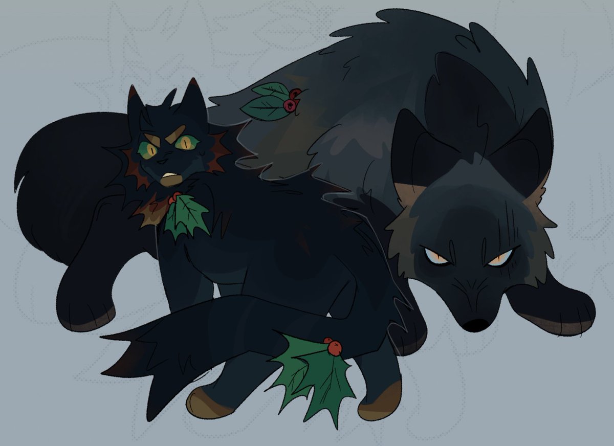 HollyLeaf n her daughter Winterberry 
My wc au