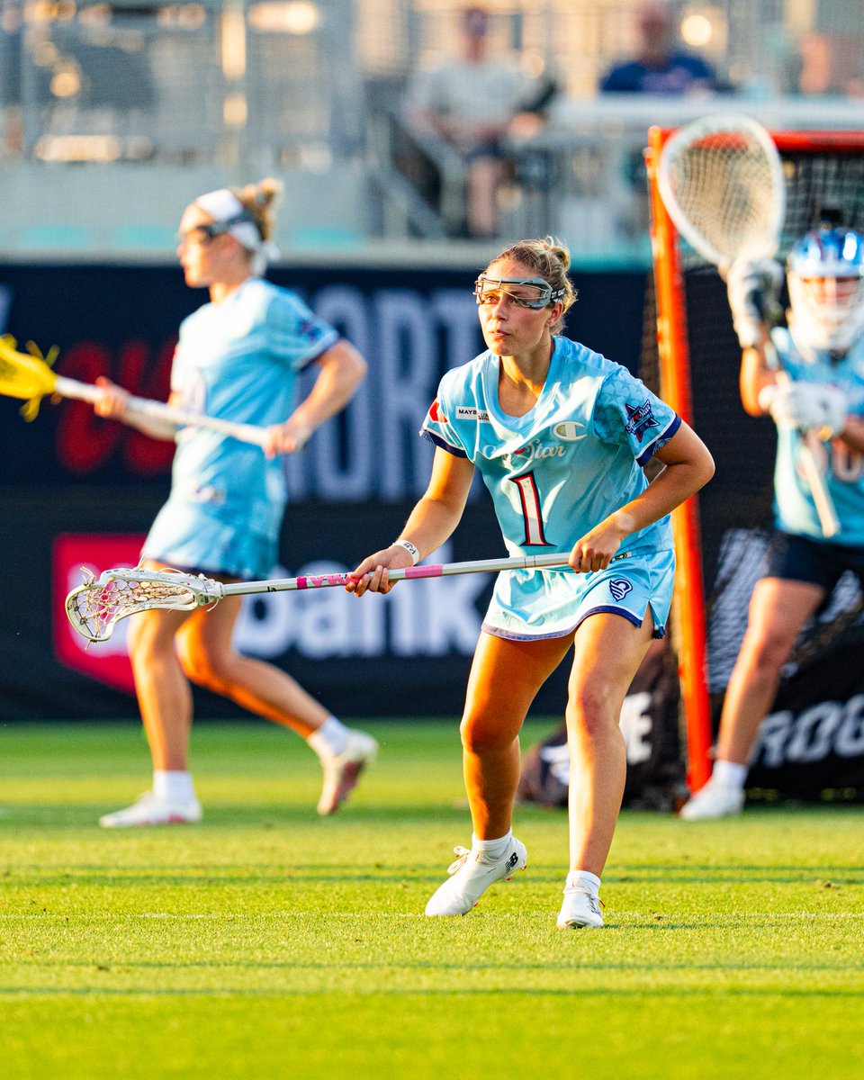 wlacrosseleague's tweet image. The entire Team Izzy combined for 6 caused turnovers in the WLL All-Star Game...
Abby Bosco had 5 total for Team North 👀