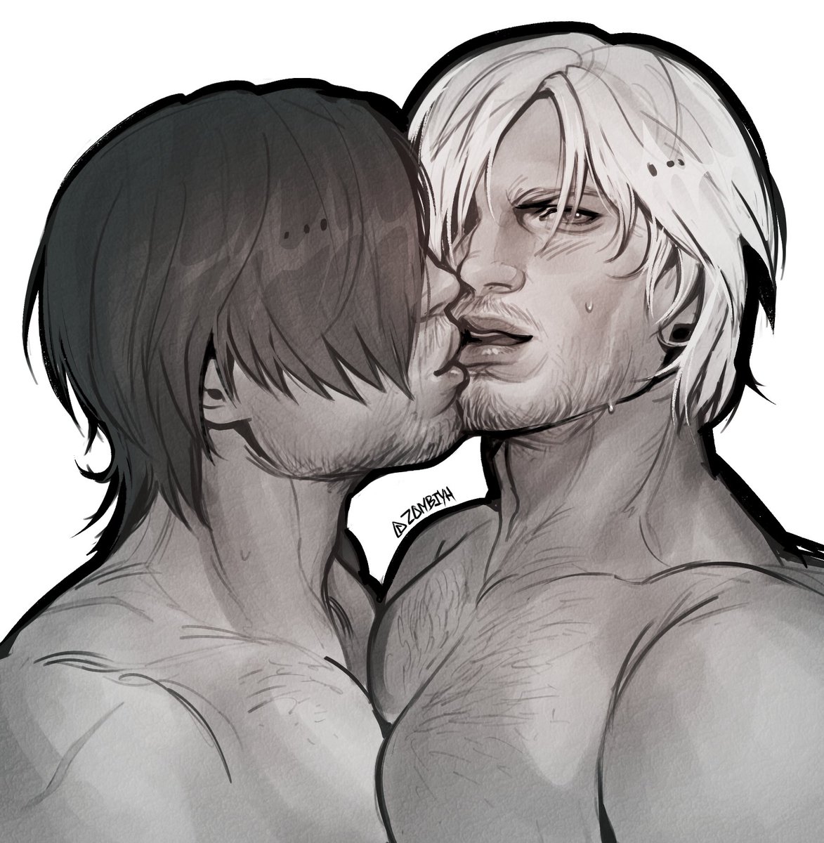 zombiyh's tweet image. my fever is killing me but i gotta live for yaoi
#art #digitalart #LeonKennedy #dantesparda