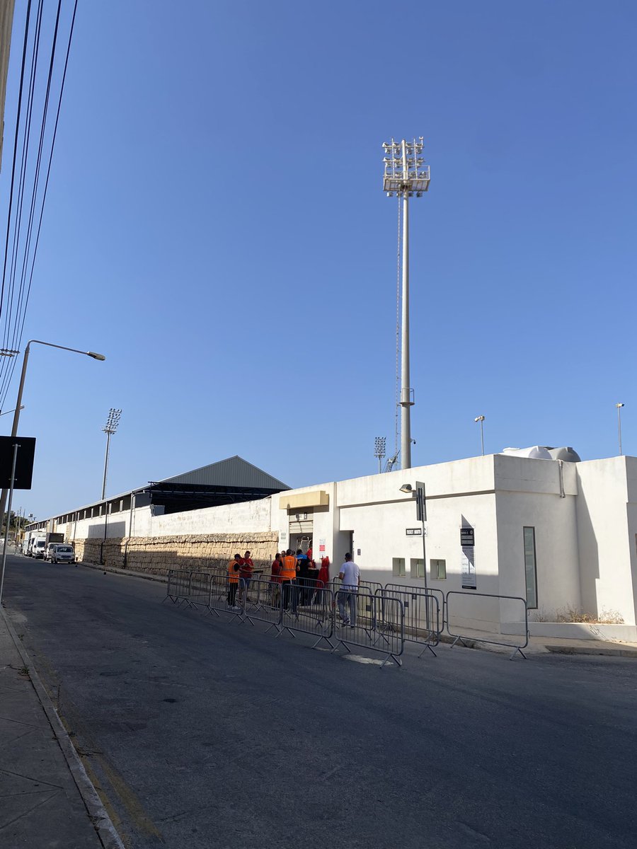 aristou8's tweet image. Made it to Tony Bezzina Stadium ready for Qualifying Second round of the 2025/2026 Champions League