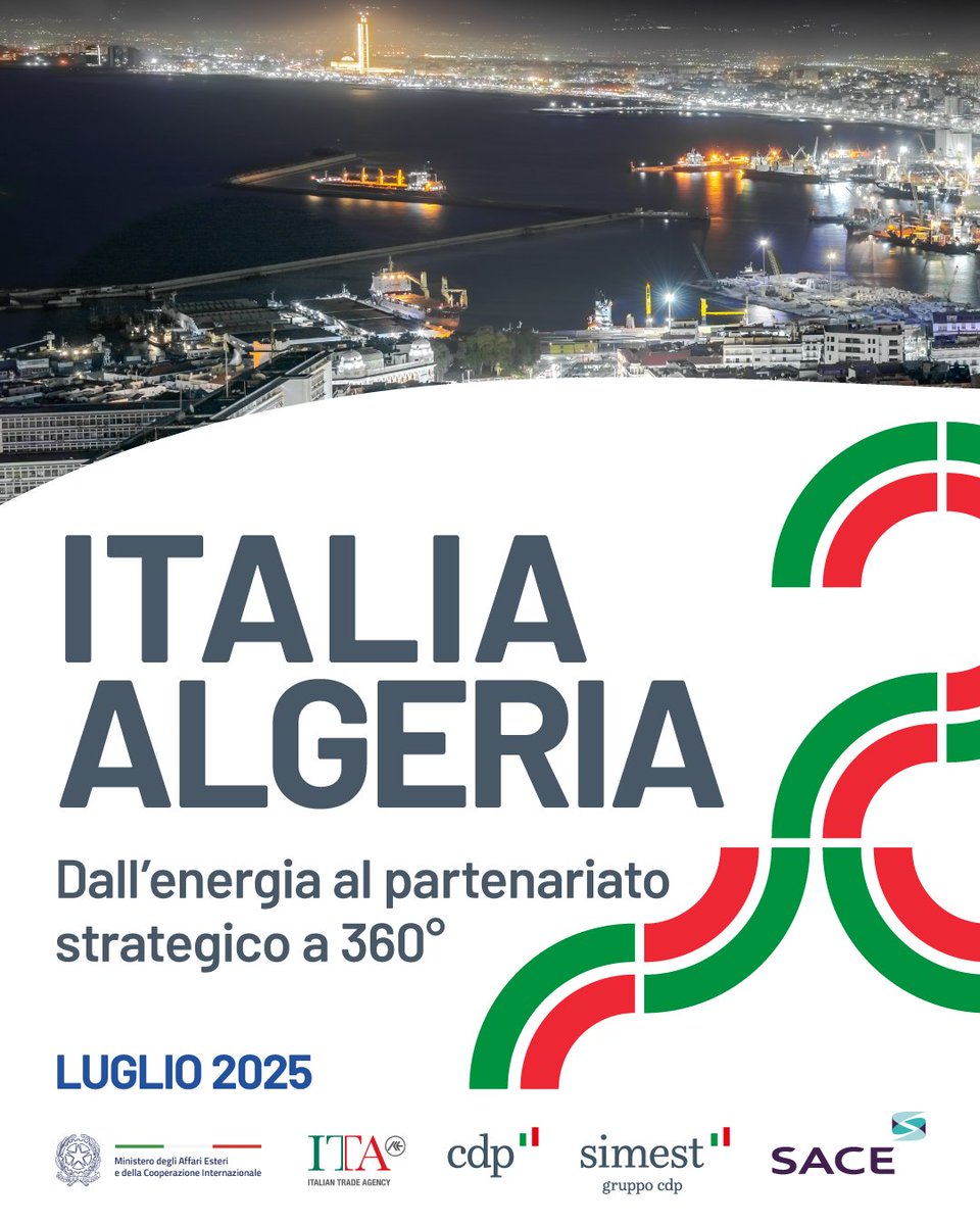 SIMEST (@simest_it) on Twitter photo 📍Domani a #Roma il Ministro degli Affari Esteri e della Cooperazione Internazionale <a href="/Antonio_Tajani/">Antonio Tajani</a> e il Ministro degli Affari Esteri 🇩🇿 <a href="/AhmedAttaf_Dz/">أحمد عطاف Ahmed Attaf</a> apriranno il Forum Imprenditoriale #Italia – #Algeria, un’importante occasione di dialogo economico tra le imprese dei due 📍Domani a #Roma il Ministro degli Affari Esteri e della Cooperazione Internazionale <a href="/Antonio_Tajani/">Antonio Tajani</a> e il Ministro degli Affari Esteri 🇩🇿 <a href="/AhmedAttaf_Dz/">أحمد عطاف Ahmed Attaf</a> apriranno il Forum Imprenditoriale #Italia – #Algeria, un’importante occasione di dialogo economico tra le imprese dei due