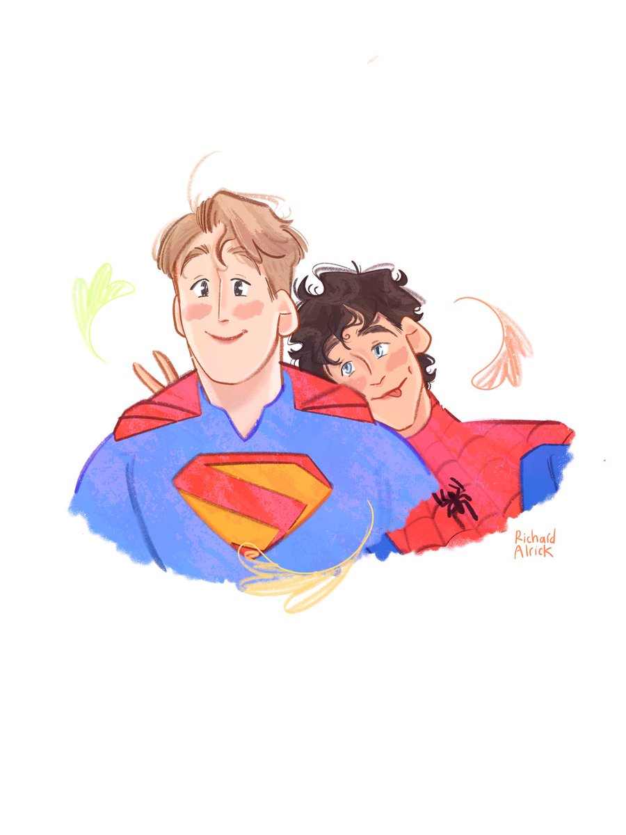AlrickRichard's tweet image. Superman Nick and Spiderman Charlie 🍂
Heartstopper (Open) guest comic WHEN??? I need to!!!