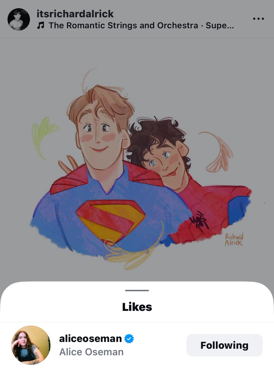 AlrickRichard's tweet image. Superman Nick and Spiderman Charlie 🍂
Heartstopper (Open) guest comic WHEN??? I need to!!!