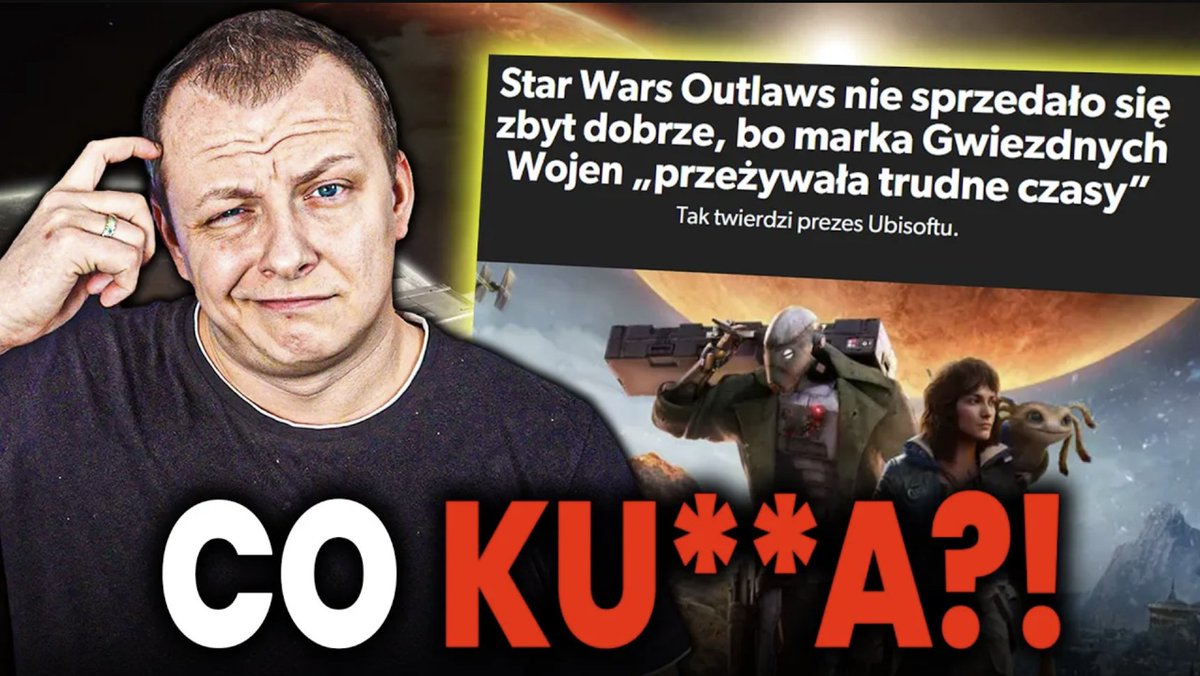 Nowy materiał: Star Wars Outlaws ofiarą kiepskiego okresu dla Gwiezdnych Wojen? Ubisoft żyjący wyparciem.
youtu.be/OE3AK4s7bKA

Dlaczego Star Wars Outlaws sprzedało się słabo? Czy to była wina nieistniejącego AI? 

Czy to była wina kiepskiego stanu technicznego? Wszechobecnej