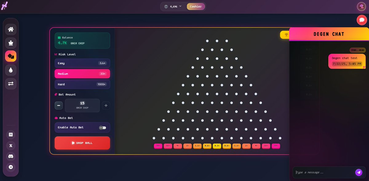 DanZoADA's tweet image. Gambling is fun.
Having a live chat with the degens however is even more fun.