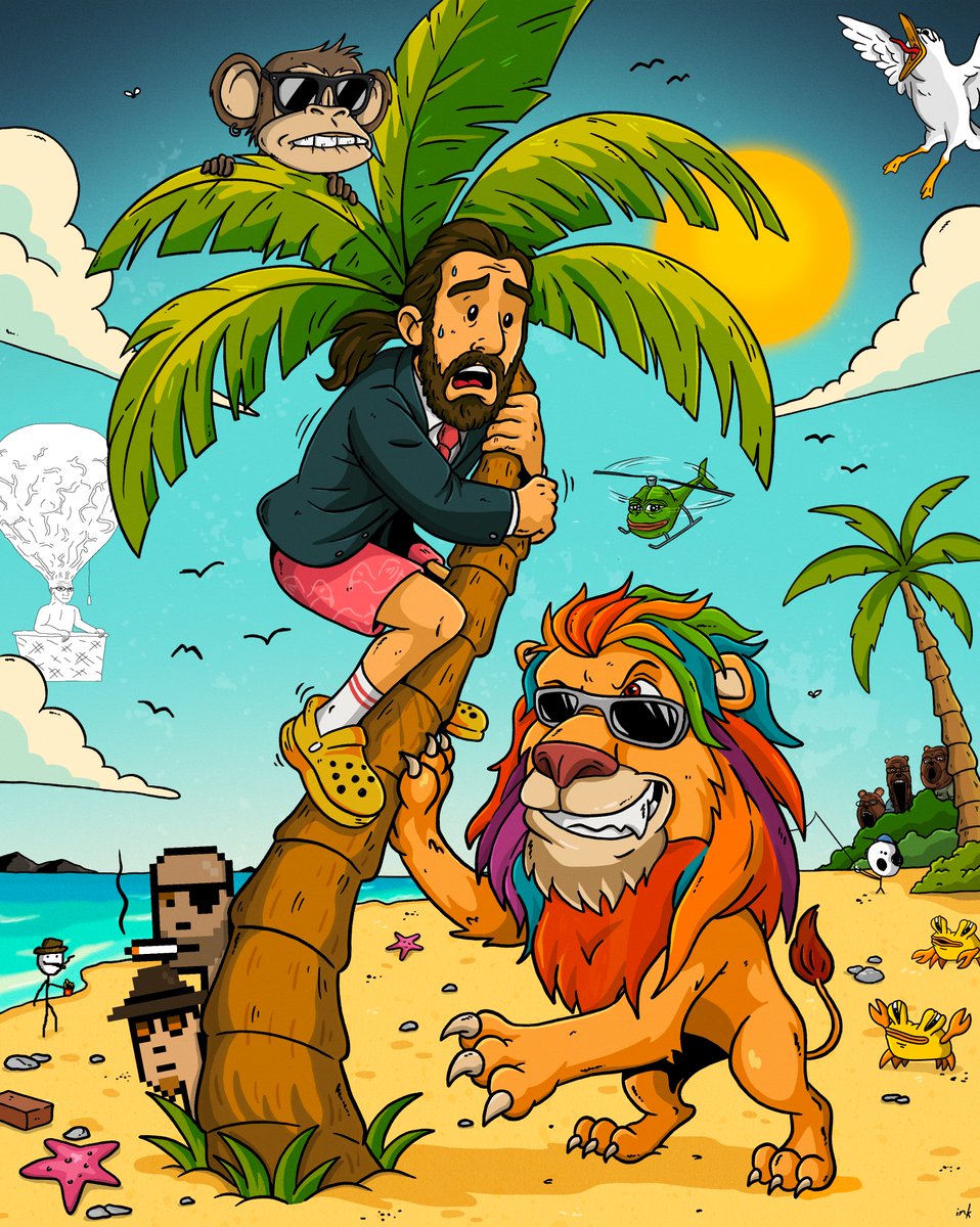 Cooked up some art for <a href="/baylor9985/">Baylor</a> and his new novel drop! Now go dive into that masterpiece 🌴🌴🌴🧱

Crypto Legends: Finding $BOBO
baylorcrypto.substack.com/p/crypto-legen…