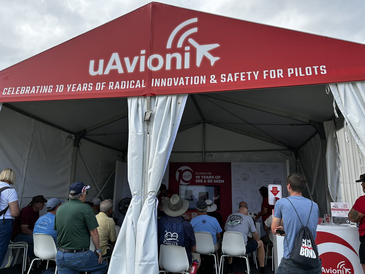 MRobbinsAUVSI's tweet image. Tremendous to see the interest in @uavionix at @EAA AirVenture. Team @AUVSI has been having many productive conversations with aviation stakeholders in industry & @FAANews about expanding electronic conspicuity options
#OSH25