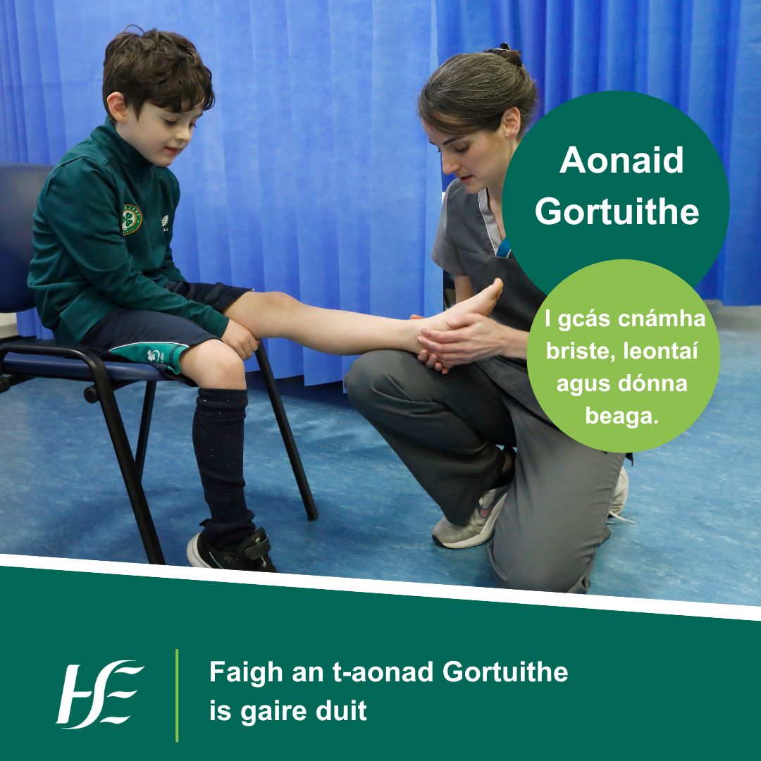 HSEMidWest's tweet image. Téigh chuig d’Aonad Gortuithe má tá x-gha, teilgthe, cásálach, greamanna nó bindealán de dhíth– ach ní fanacht thar oíche san ospidéal.
Oscailte go laethúil
@StJohnsHospLmk | 8am-8pm
Inis & an tAonach #InjuryUnit | 8am-8pm
#MyHealthMidwest
➡ hse.ie/injuryunits