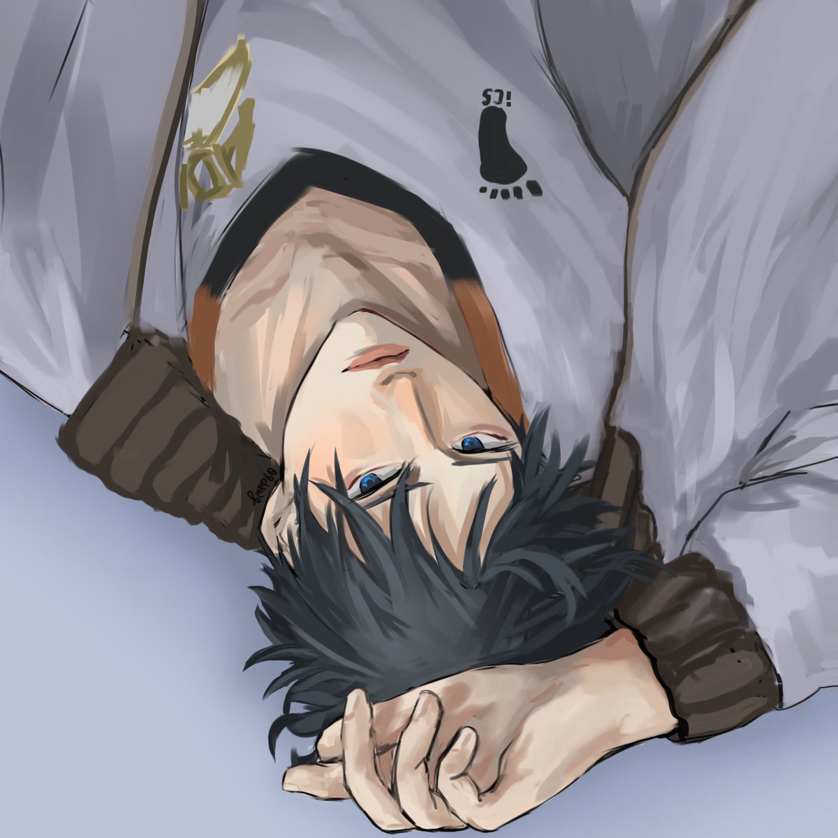 tobio's hand was bugging me way too much so tried to fix it- 
#haikyuu #kageyama