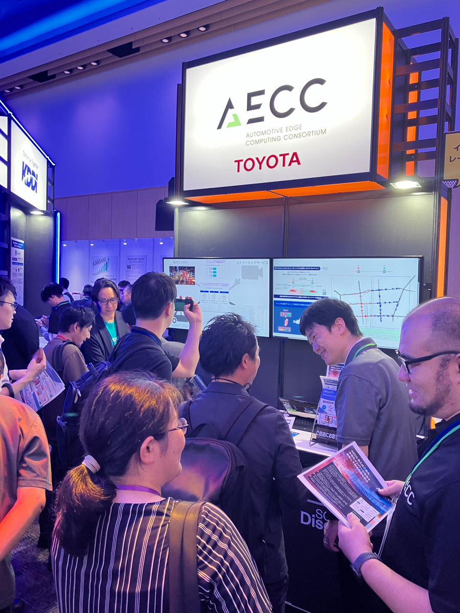 TweetAECC's tweet image. AECC had a great time at Soracom Discovery+ 2025 in Tokyo! We demoed connected vehicle PoCs, shared membership info, and handed out some collectible swag. This year’s “Crossroads” + AI theme was a strong fit with AECC’s mission. #IoT #connectedvehicles @SORACOM_PR @SoracomIoT