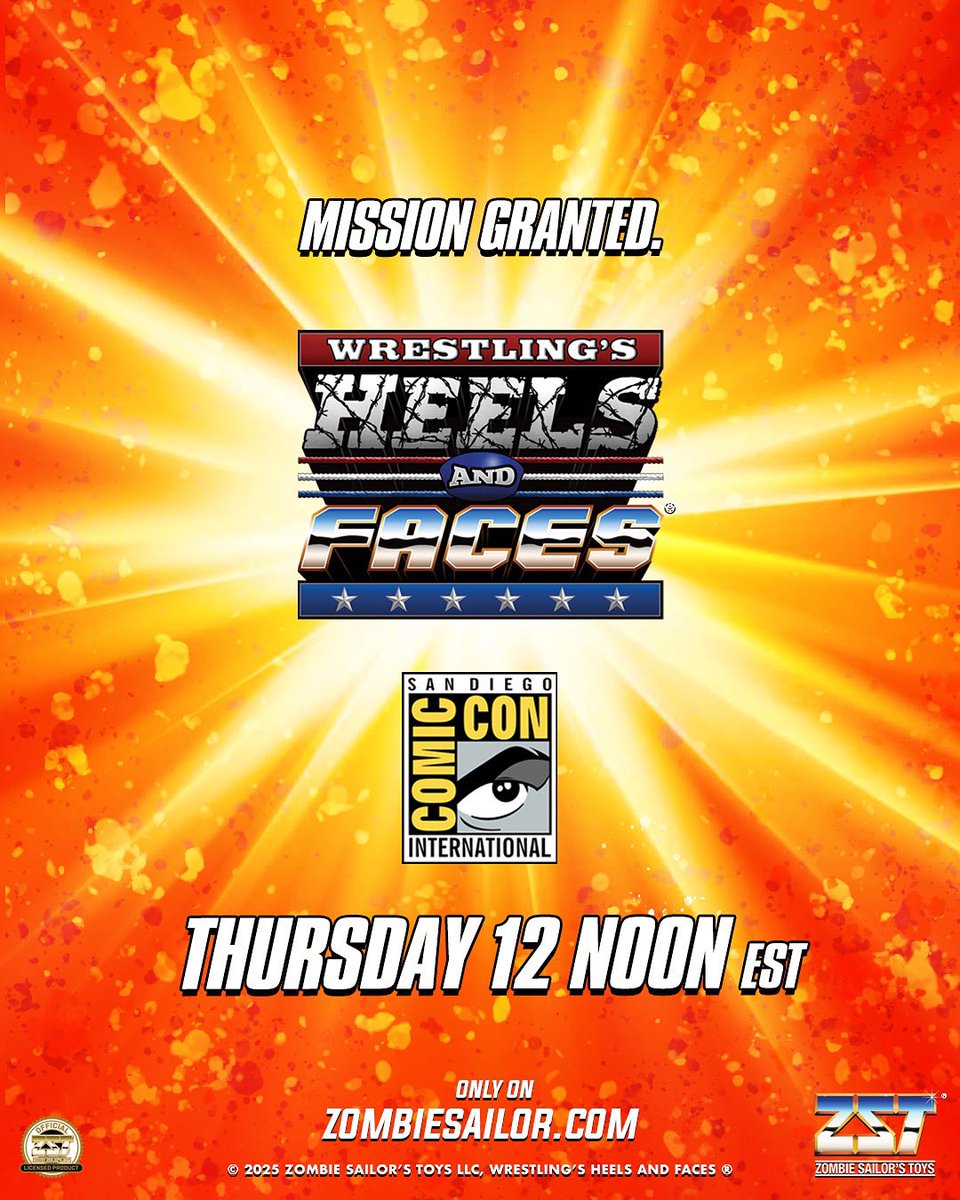 The ORANGE CARD series RETURNS for #SDCC!

Mission Granted.

The Heels and Faces revolution continues…

Whoomp there it is 🫨🍊🔥☮️

#HeelsandFaces